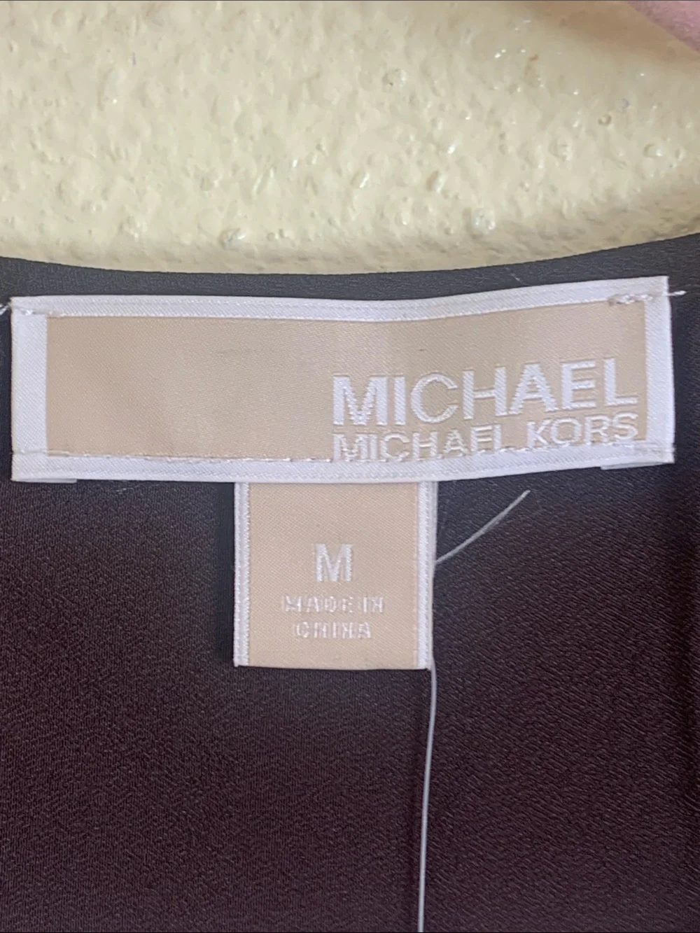 NWT Michael Kors Gold-Trim Zipper Jacket, Size M